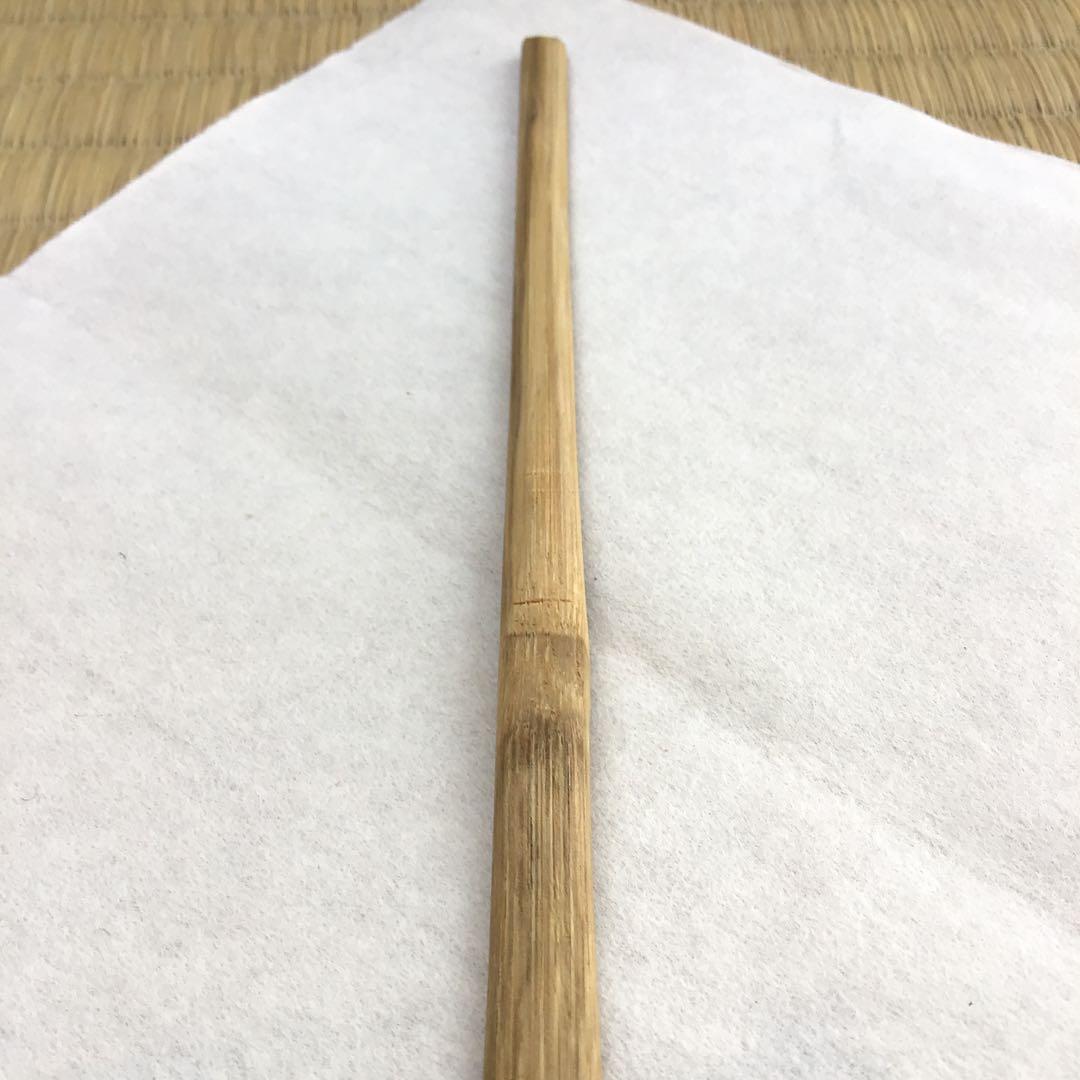 茶道具 茶杓 銘:蟬時雨 十一代松尾宗倫作 葆光斎書付 共