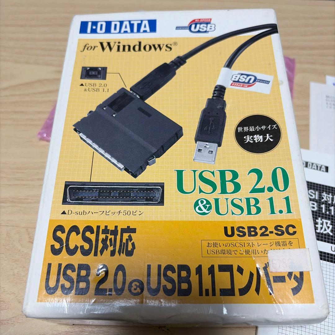 I-O DATA SCSI対応USB2.0＆USB1.1コンバータ I-O DATA SCSI対応USB2.0＆USB1.1コンバータ
