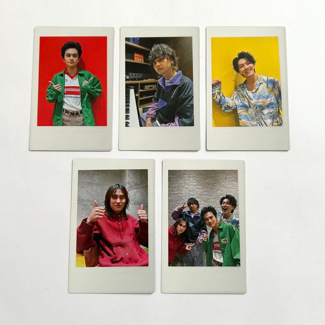 DISH// オリジナルチェキ風カード 群青飛行 愛してるぜベイベー//