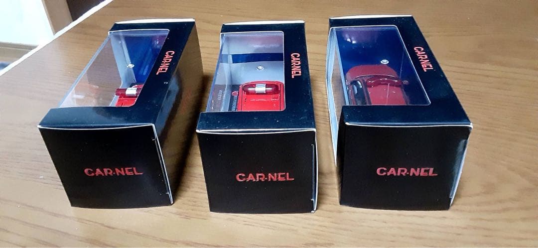 CAR-NEL カーネル　ステージア　マーチ　キューブ　消防指揮車　3台セット