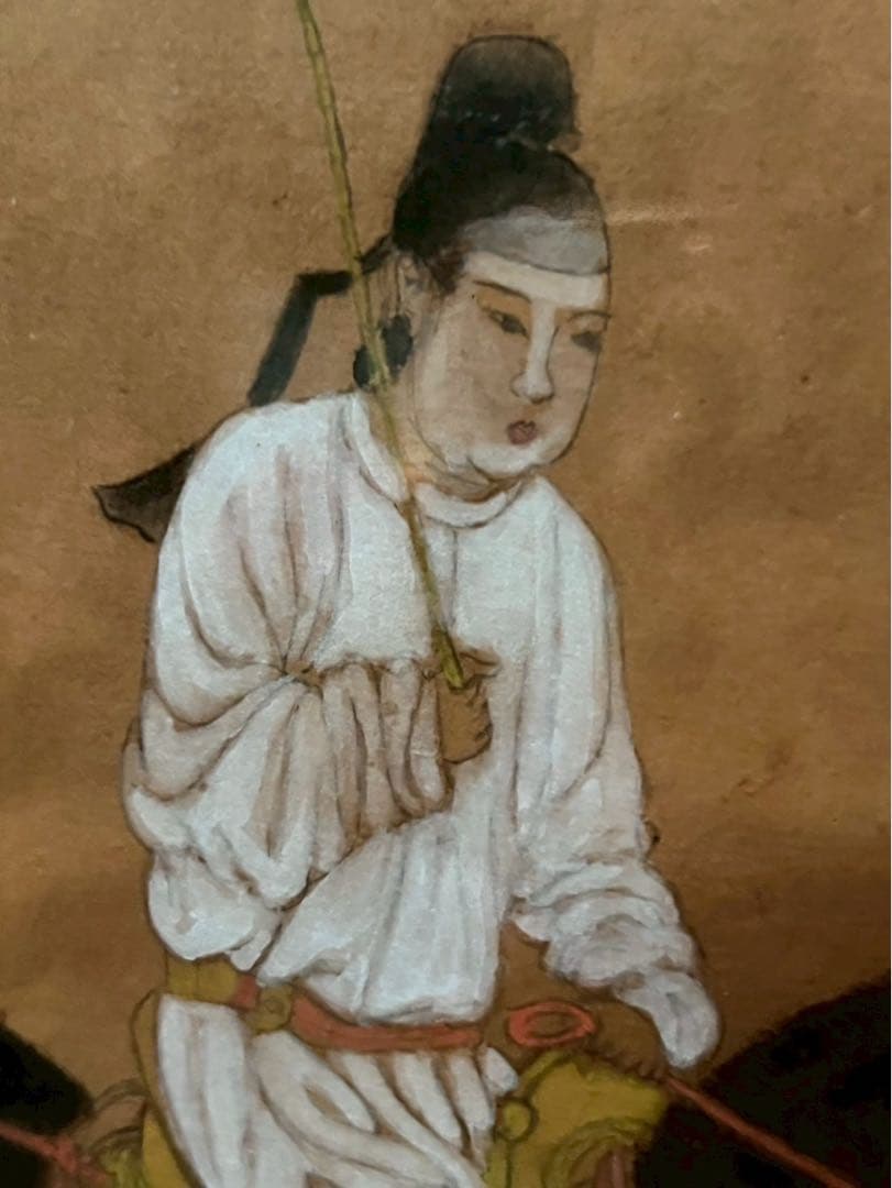 希少 中国 版画 絵画 骨董 アート 虢国夫人遊春図