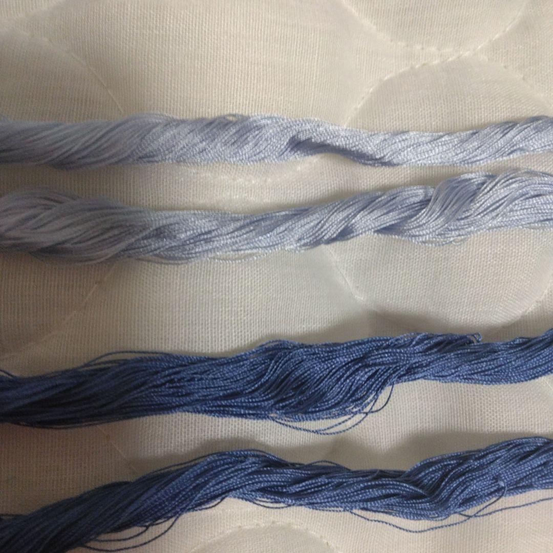 組紐作成用の変わり染め糸　9個