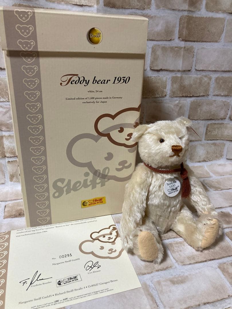 シュタイフ テディベア 1930 日本限定 白タグ Steiff