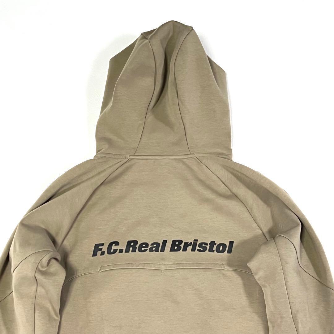 FCRB ベンチレーションフーディ ジップアップフーディ ベージュ S