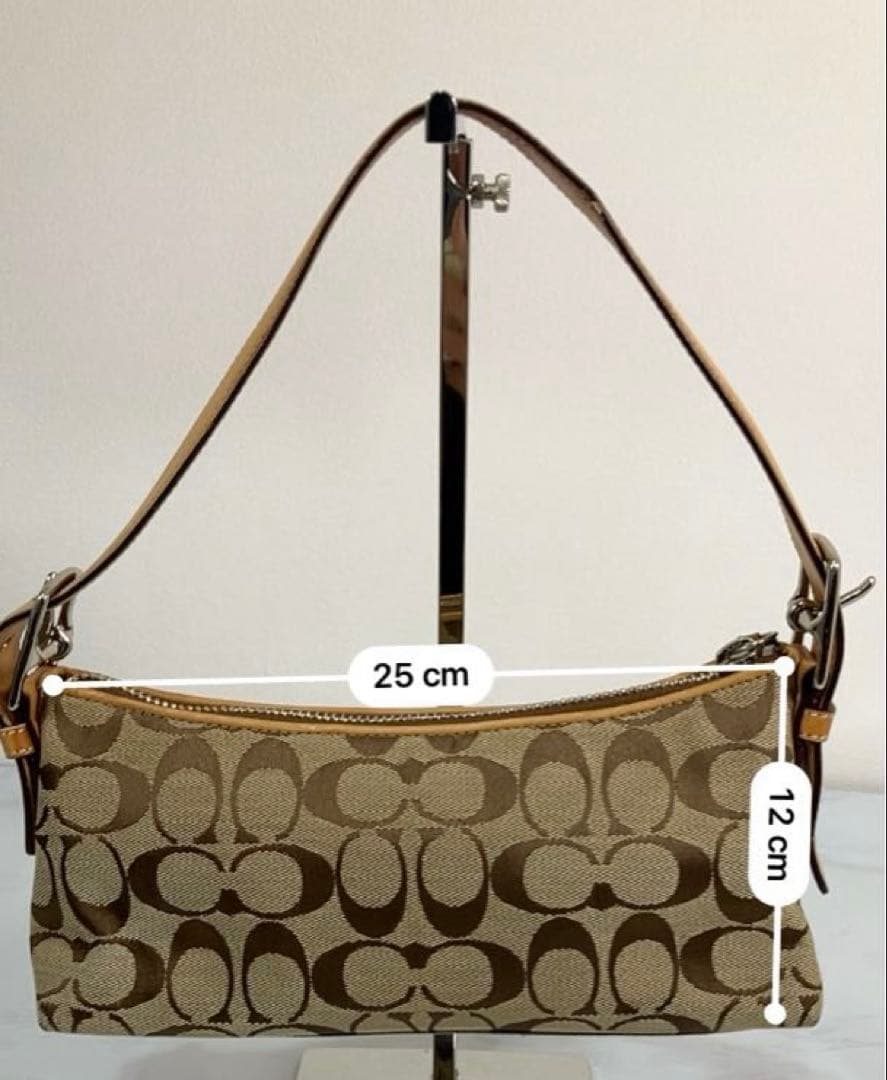 COACH コーチ 6371 アクセサリーポーチ シグネチャー　ワンショルダー