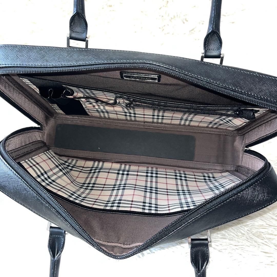 未使用級✨BURBERRY バーバリー　ビジネスバッグ　ブリーフケース　ブラック