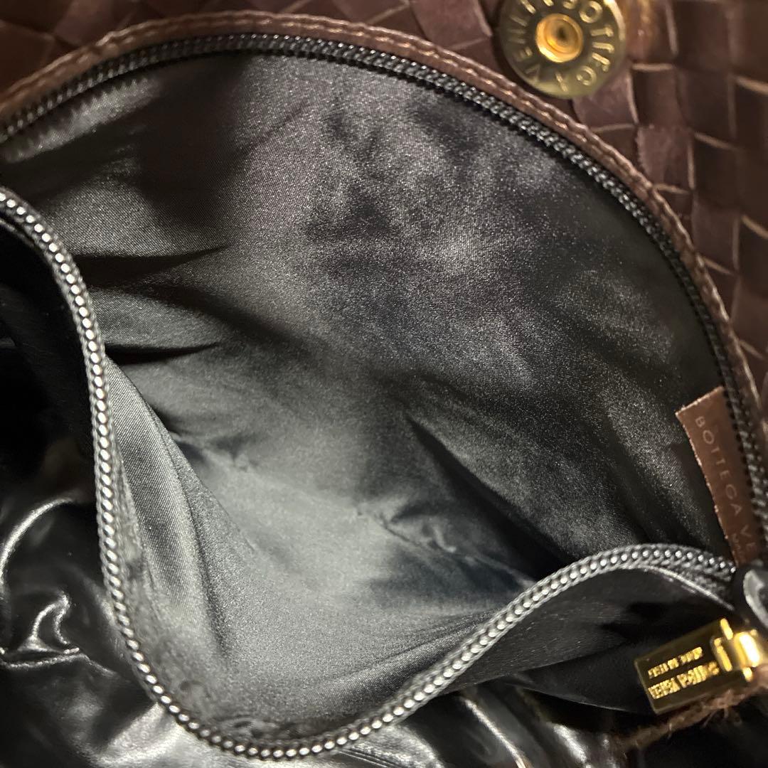 ボッテガヴェネタ　イントレチャート　ショルダーバッグ ワンショルダー　ブラウン