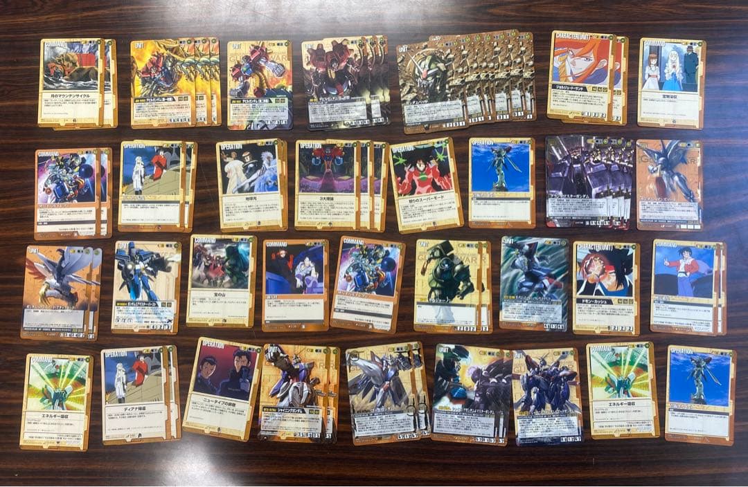 【一時値下げ】ガンダムウォー　三色デッキ(優良レア・コモン・プロモ、オマケ多数)