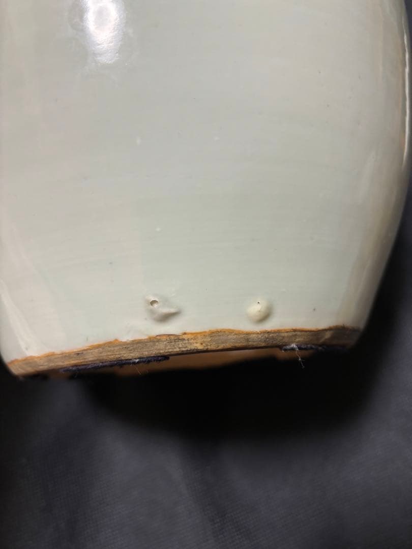 中国古美術 清末民国時代　色絵　粉彩壺　漁樵耕読　周佐興