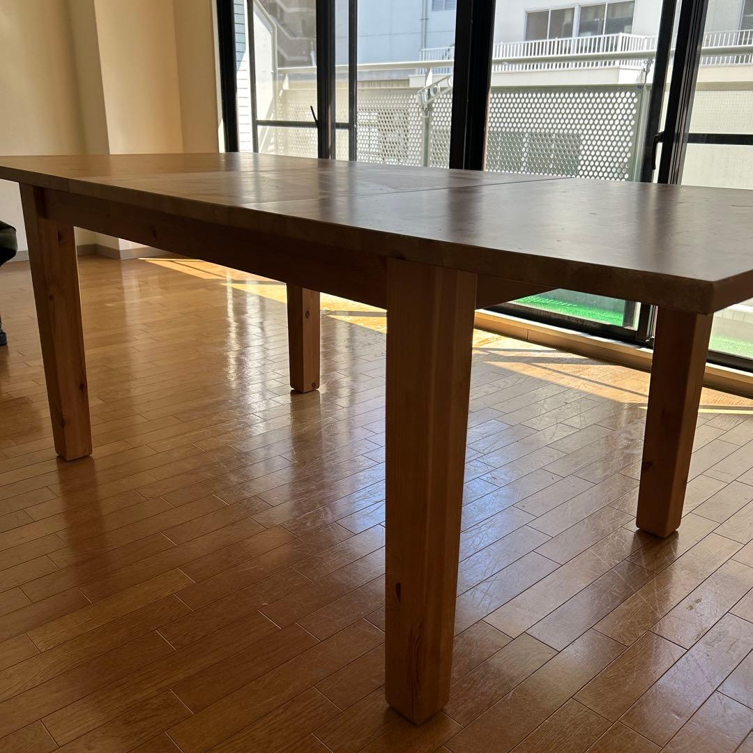 IKEA イケア 伸長式 ダイニングテーブル 無垢材 STORNAS 廃盤