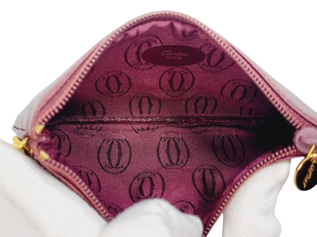 Cartier カルティエ マストライン ポーチ アクセサリー入れ チェーン