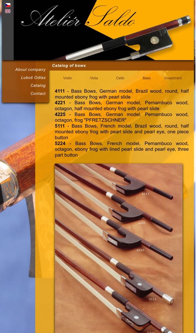 コントラバス弓　AT SALD