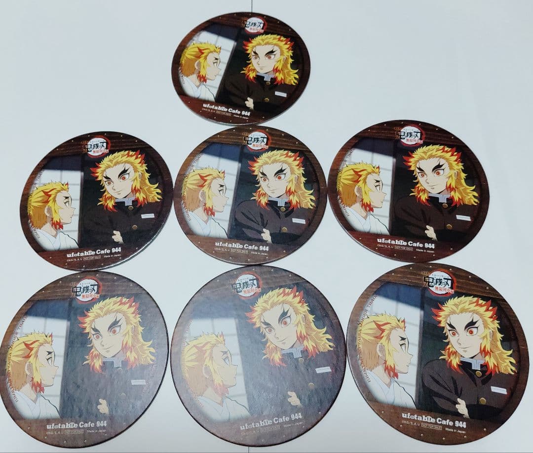 鬼滅の刃 ufotable cafe コースター 煉獄杏寿郎 無限列車編