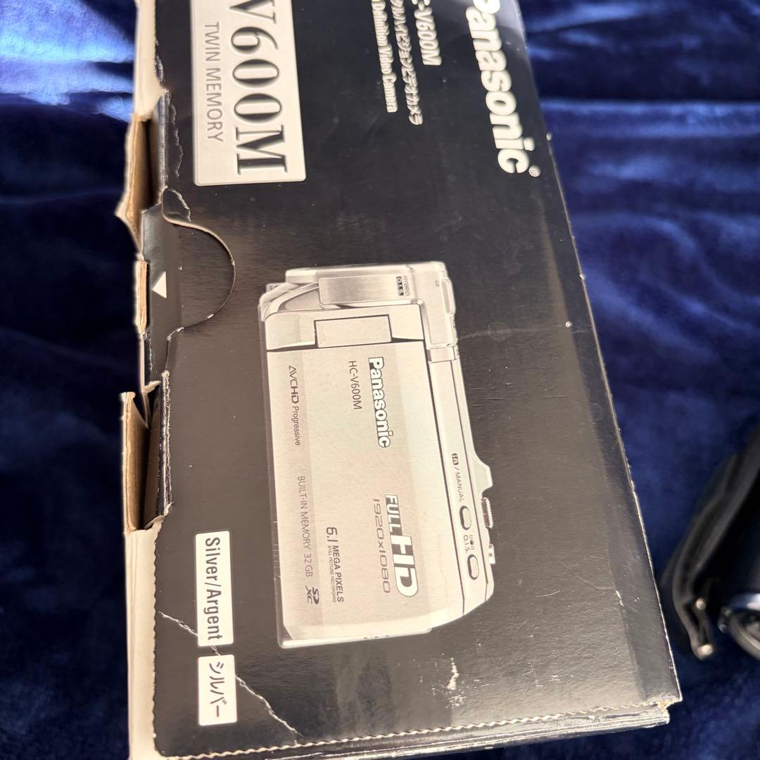 【SD付】Panasonic HC-V600M ビデオカメラ フルHD 箱付き