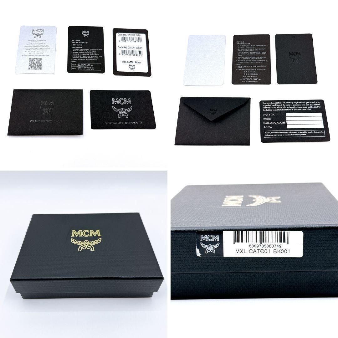 MCM エムシーエム レザー コンパクトウォレット ケース 新品未使用