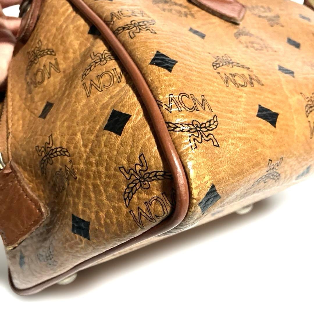 【ヴィンテージ】MCM ヴィセトス ミニボストン ハンドバッグ