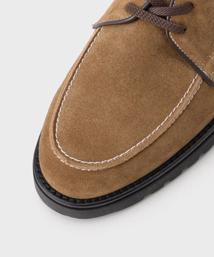 タケオキクチ　【ONOFF対応/日本製】スエード　デッキシューズ