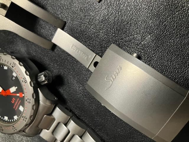 ゆ*マ様 Sinn U1 1010 スチールブレス＋ラバーバンド／初売り大特価