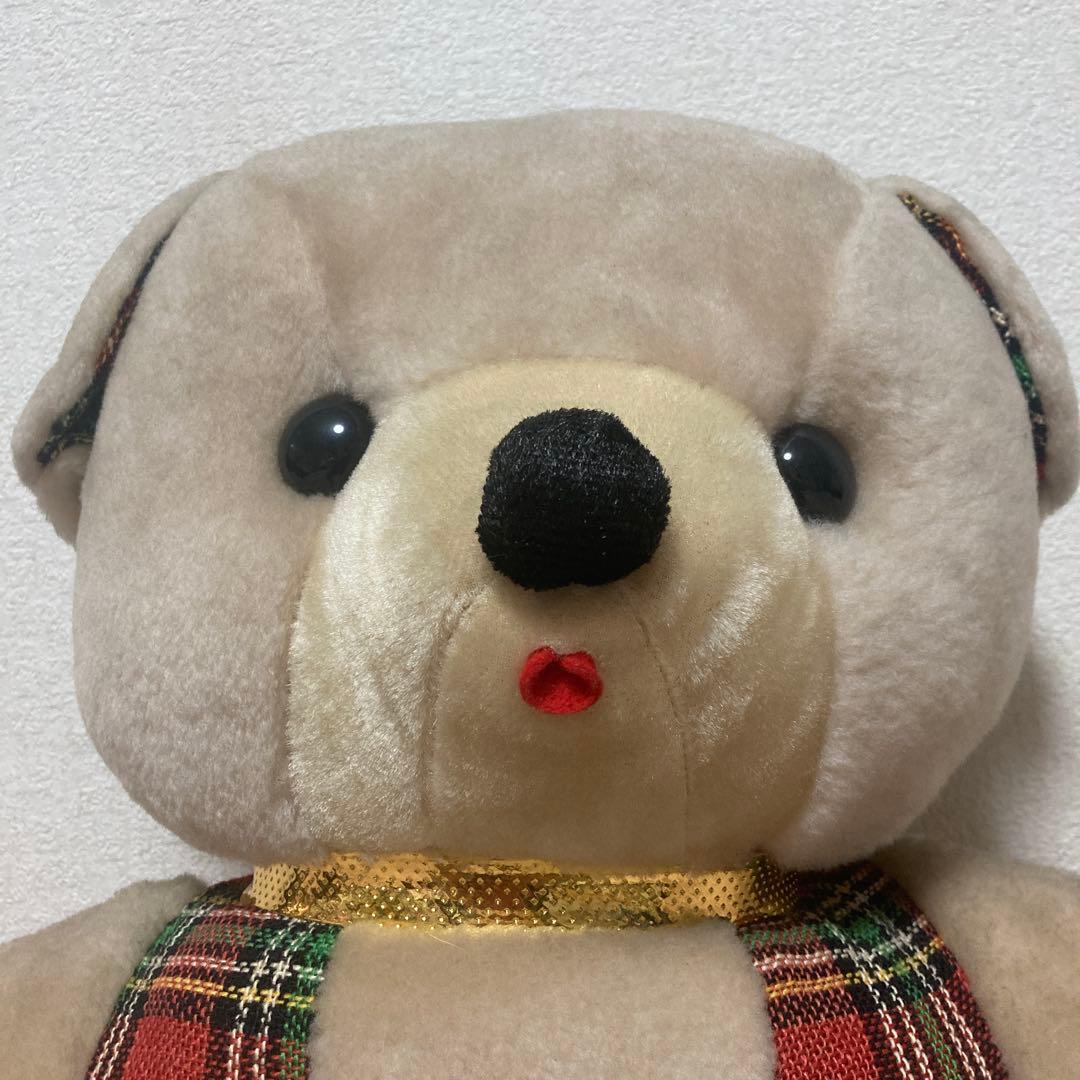 昭和レトロ　ヴィンテージ メーカー名不明　クマ　ぬいぐるみ　中古品