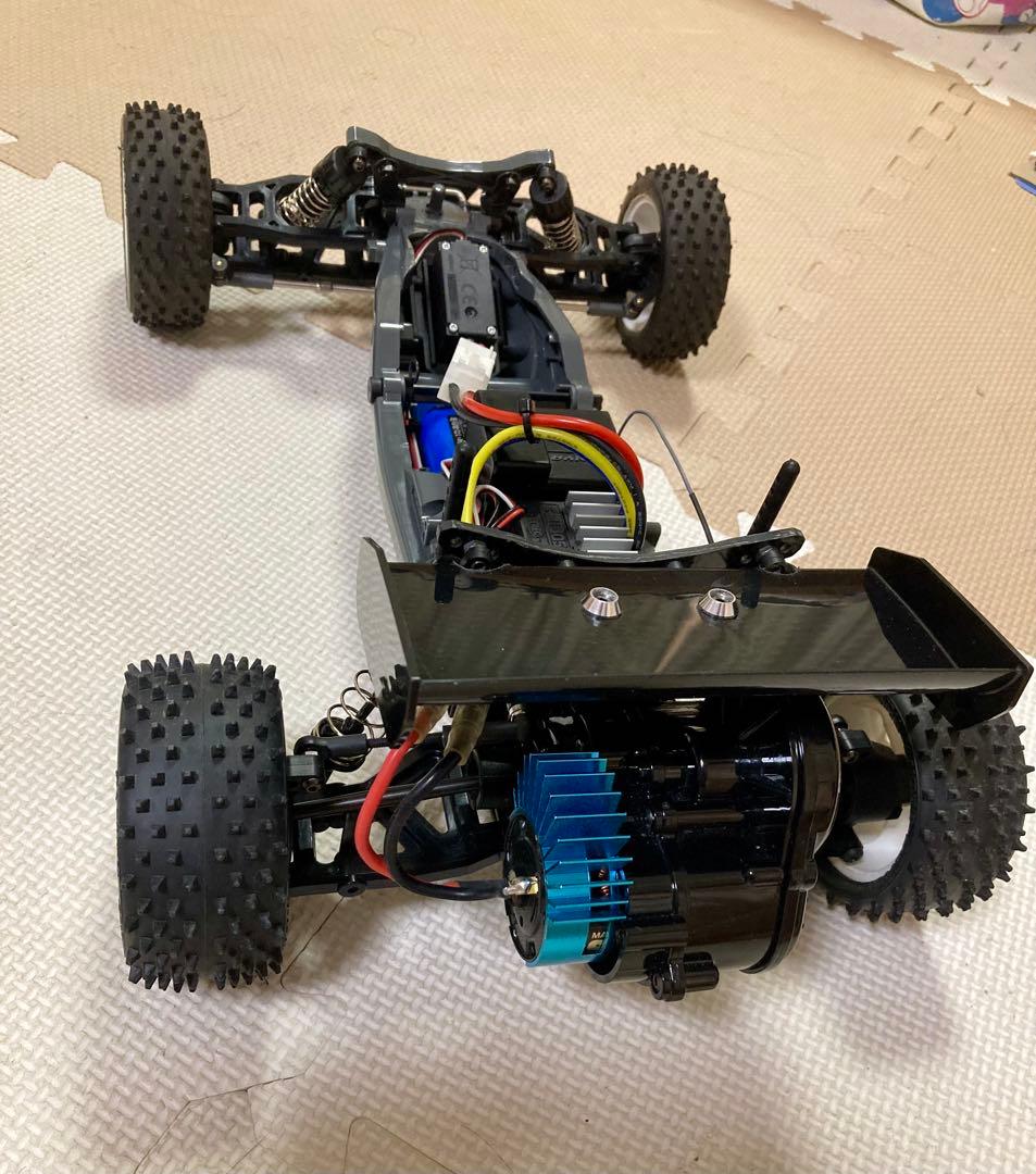 タミヤDT-03二駆バギーフルセット 前後DT-04ナックル（前六角ハブ）化