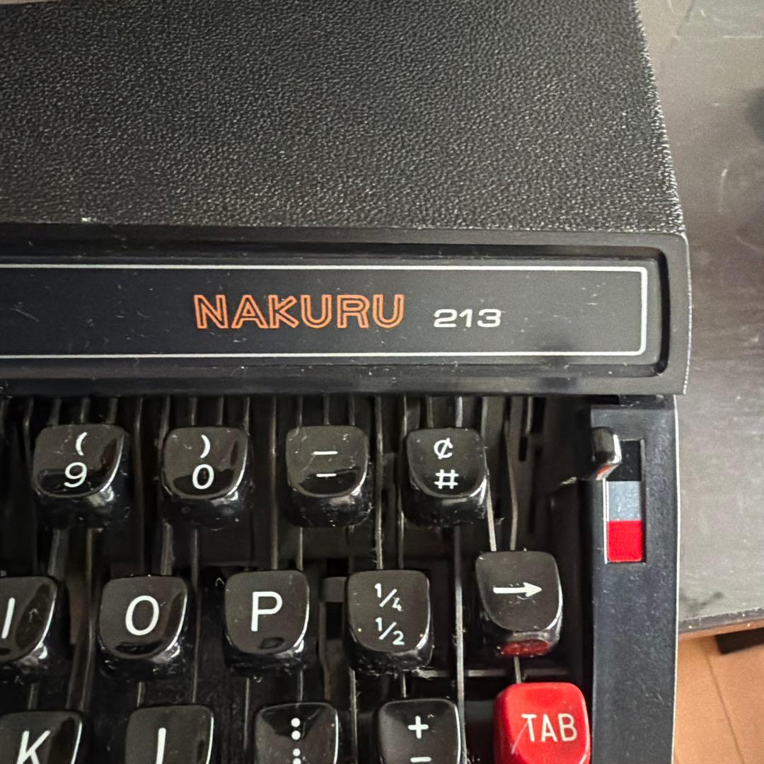 値引可《完動品》英文NAKURU Reporter 213 タイプライター