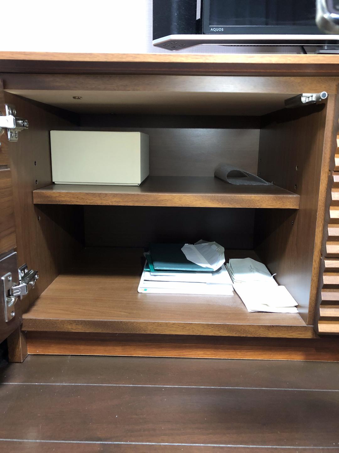 赤レンガ】モダン ウォルナット テレビ台 赤レンガ】モダン