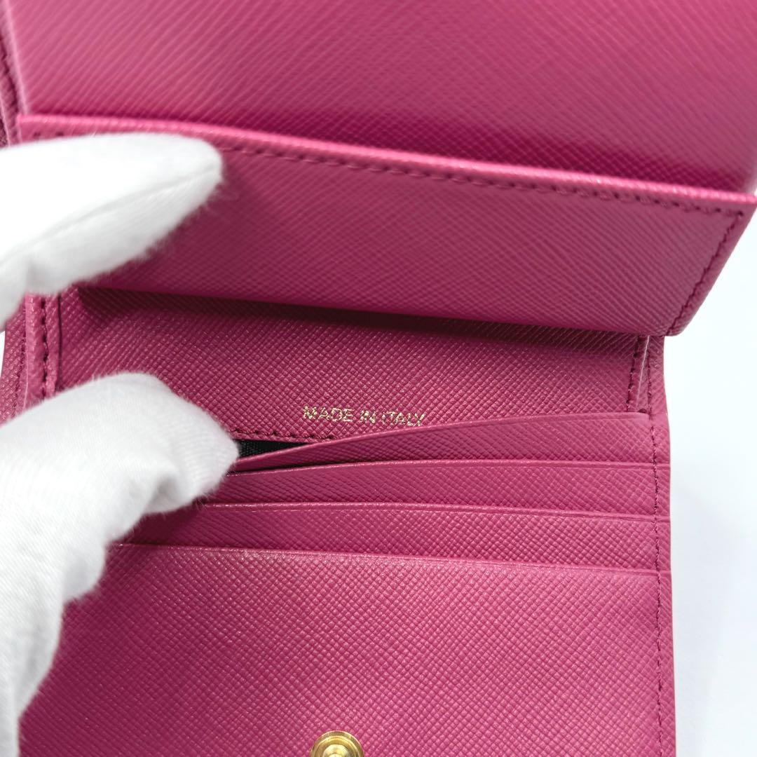 【新品未使用】希少 MARNI マルニ サフィアーノ ウォレット コンパクト財布