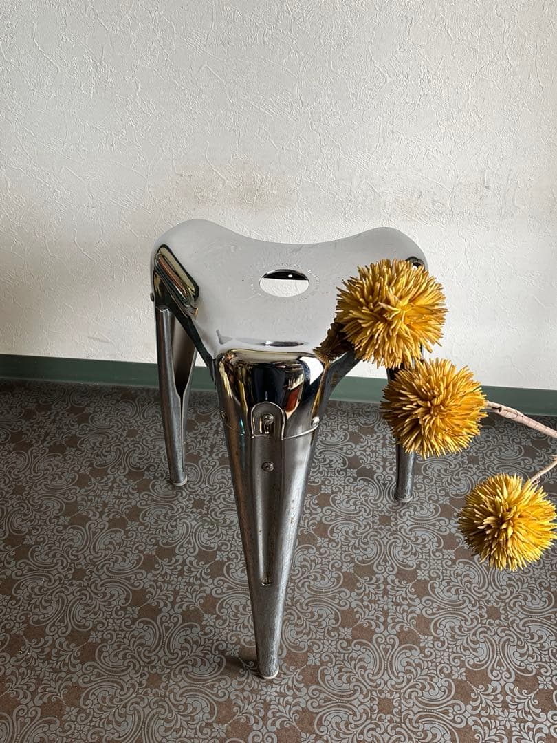 k885 ダルトン スタッキングスツール ウィズダムトゥース クローム 廃盤品