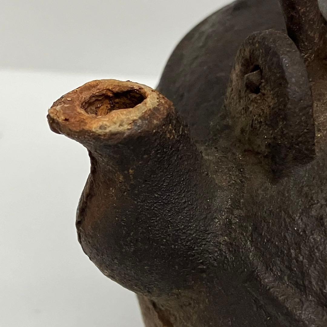 2135 龍文堂鉄瓶茶道具時代物