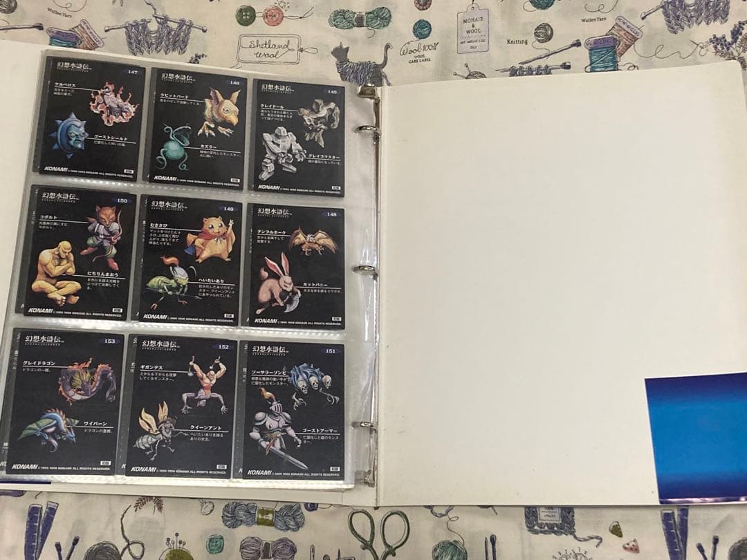 ゆ*う様 幻想水滸伝コレクションカード 公式バインダー入りフルセット-1