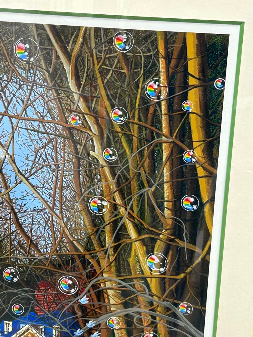 ヒロ・ヤマガタ 「森の小径」 シルクスクリーン 限定80部