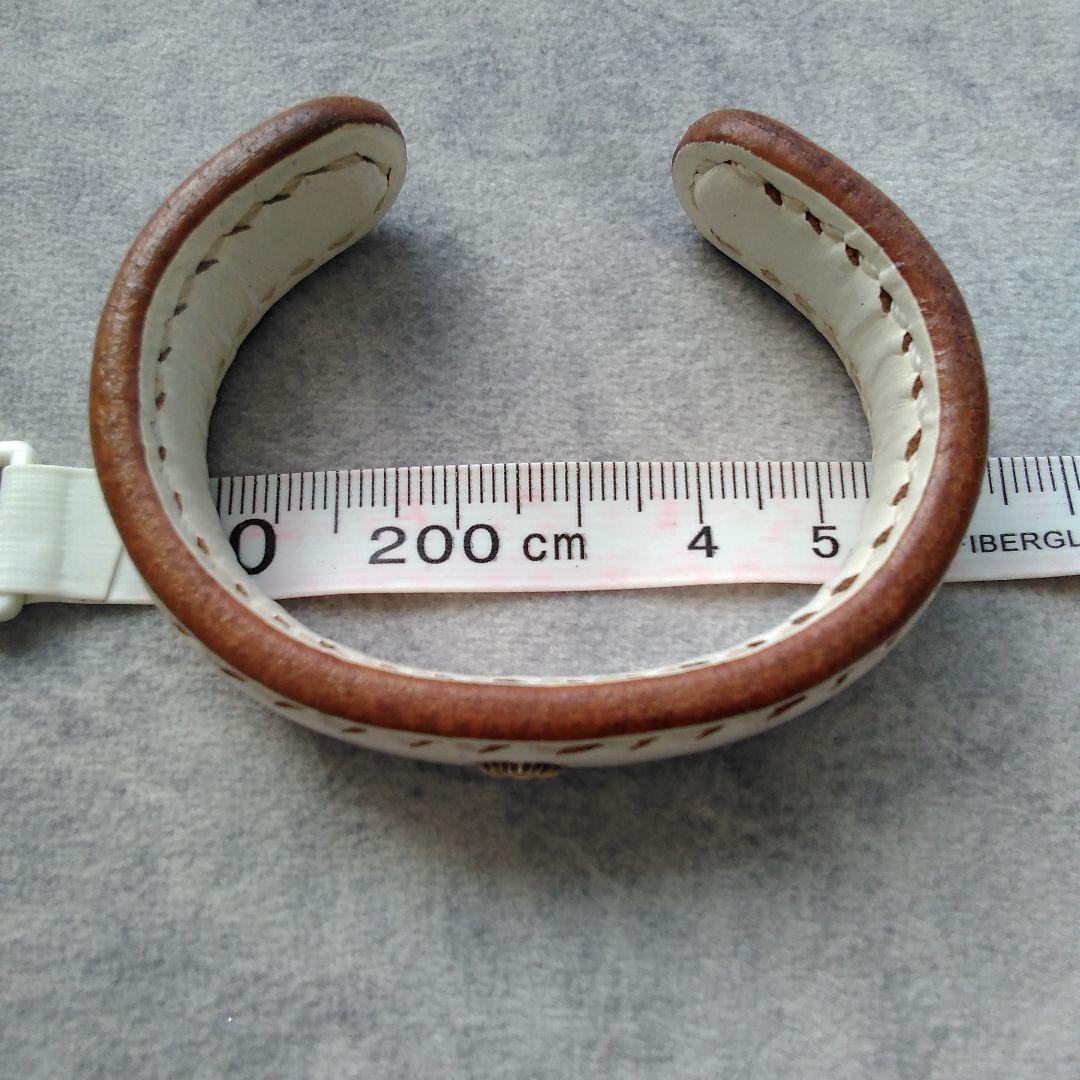 アリゾナフリーダム Arizonafreedom ホワイトレザーバングル K18