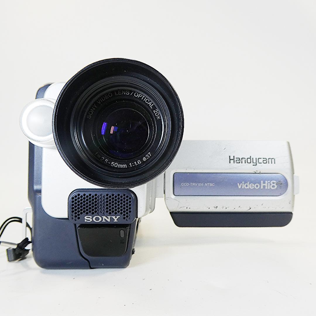 動作良好 Hi8ソニー CCD-TRV106 8ミリビデオカメラ DVD化に最適