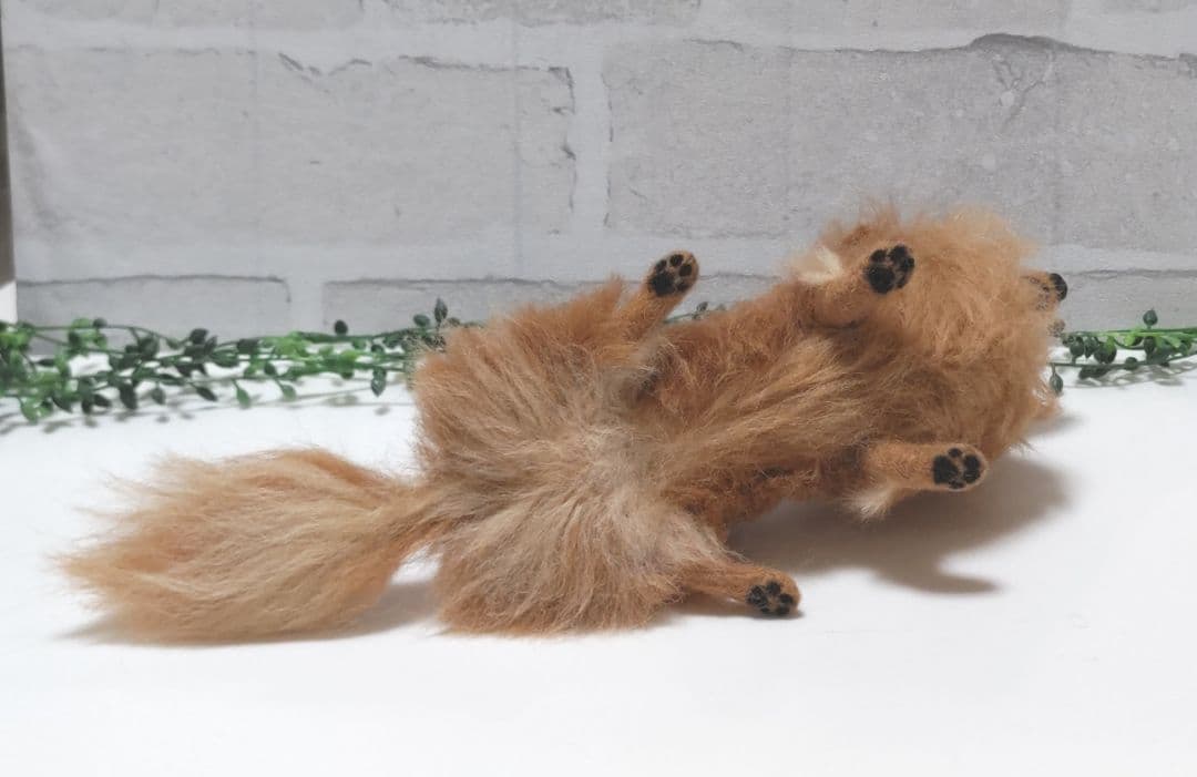 ミニチュアダックス♡レッド♡羊毛フェルト☆ハンドメイド - メルカリ