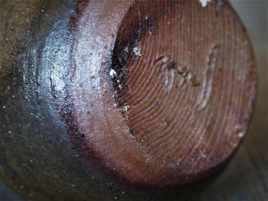 希少作☆中里隆【師：小山富士夫＆中里太郎右衛門】☆種子島花入☆共箱