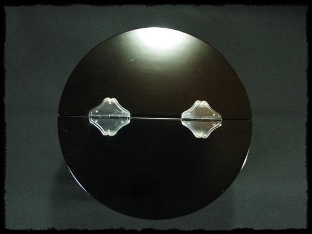 玄々斎好 浦千鳥 銀富士 金具 水指 久世宗博 茶道具 f145