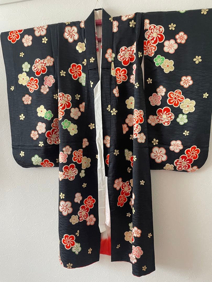 七五三　小さめ7歳さん　6歳さん　お着物セット　大寸作り帯