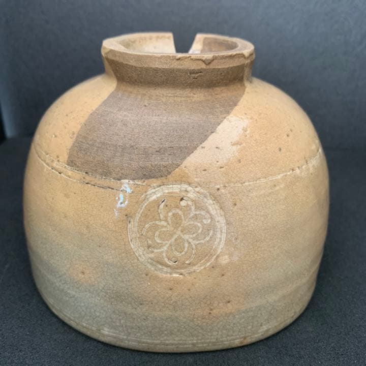 時代物 御本狂言袴 茶碗 高麗茶碗 三島丸文 三島 丸文 狂言袴 茶道具