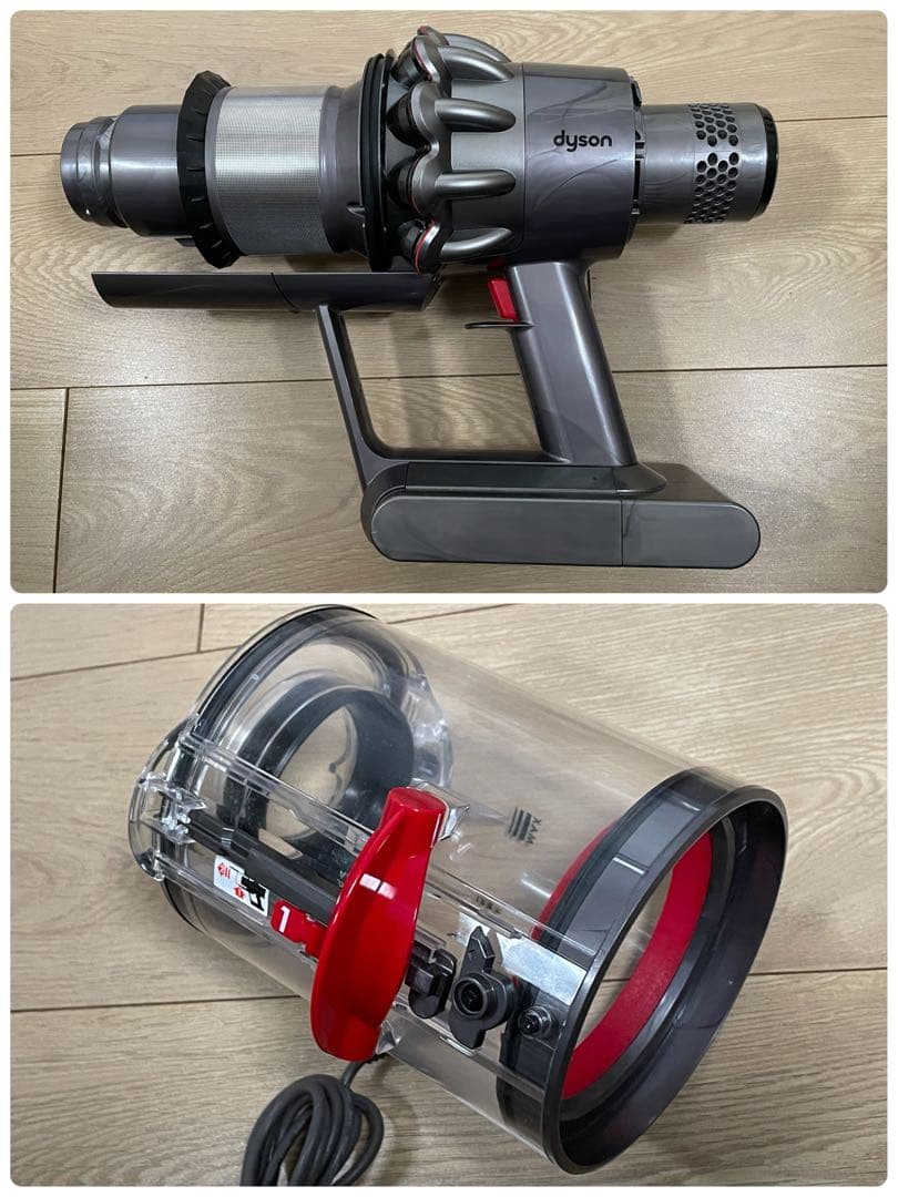 ダイソン⑯SV14V11fluffy 純正スタンド 2ヘッドから選択 備品パイプ