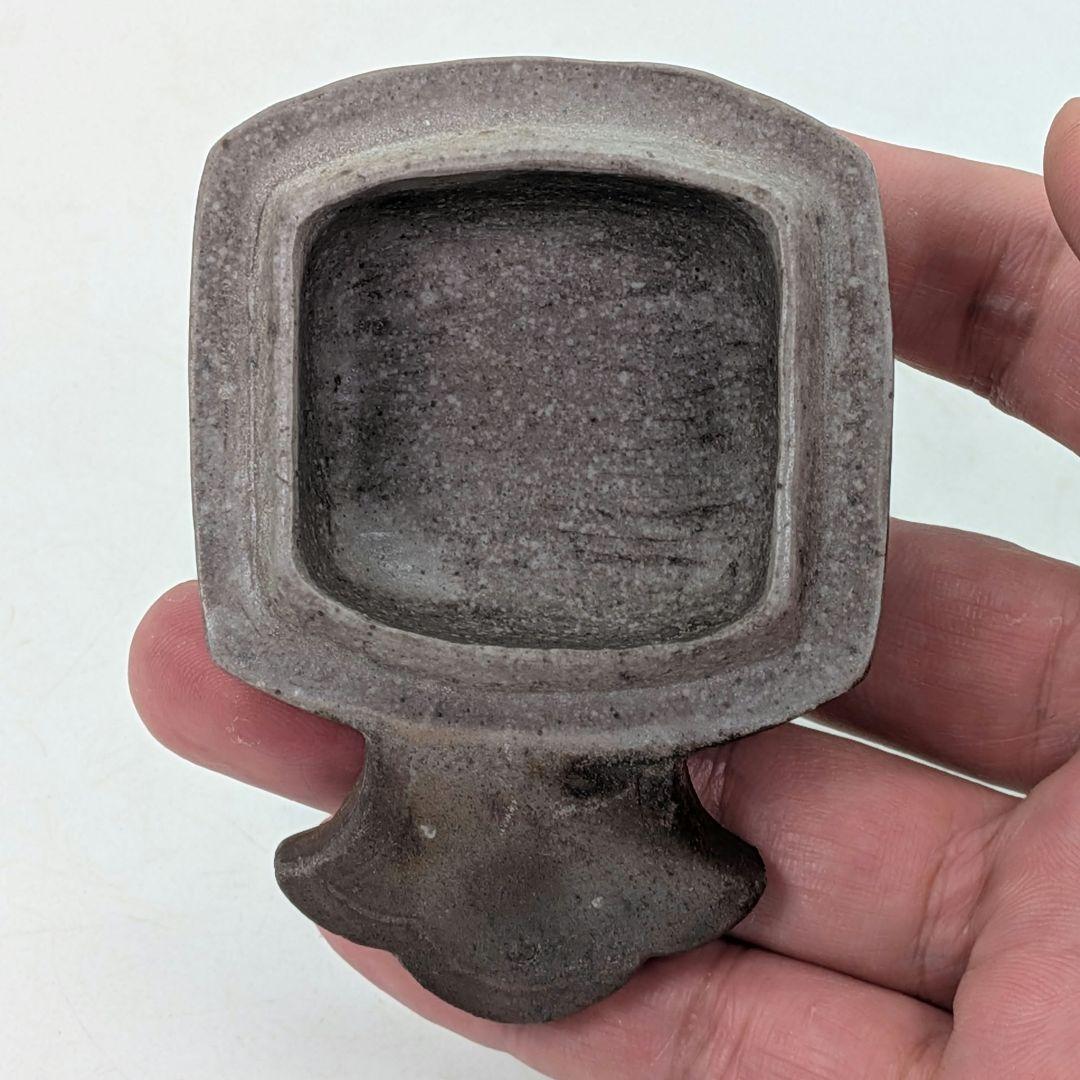 金重利陶苑 備前焼 子香合 合箱合布 抹茶道具 香道具 香盒