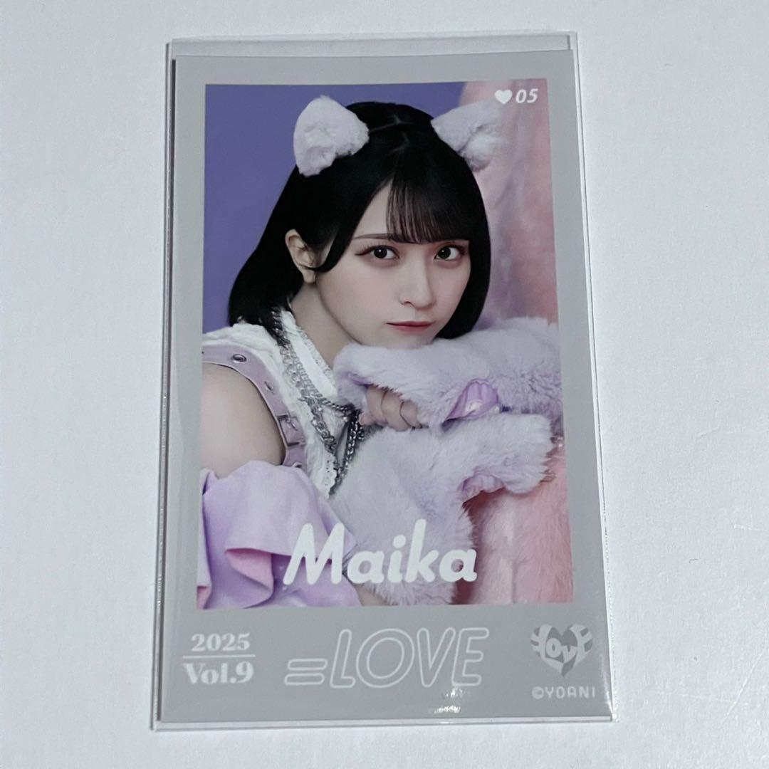 イコラブ ミニフォトカード ミニフォト Vol.9 レア 猫衣装 佐々木舞香