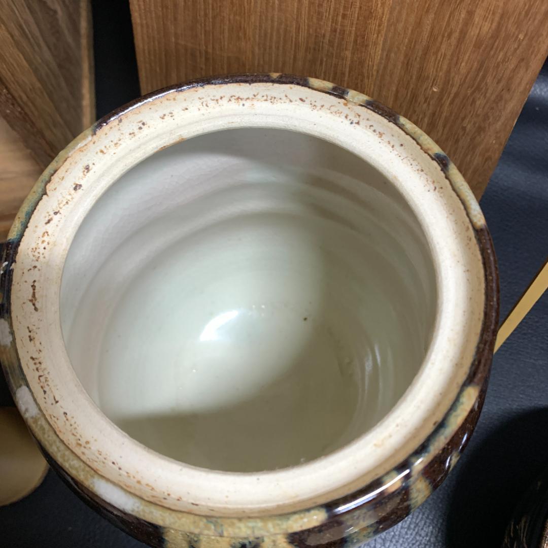 茶箱 短冊 茶道具セット 歴史 古物 棗 茶碗 水差し 茶杓 銘有