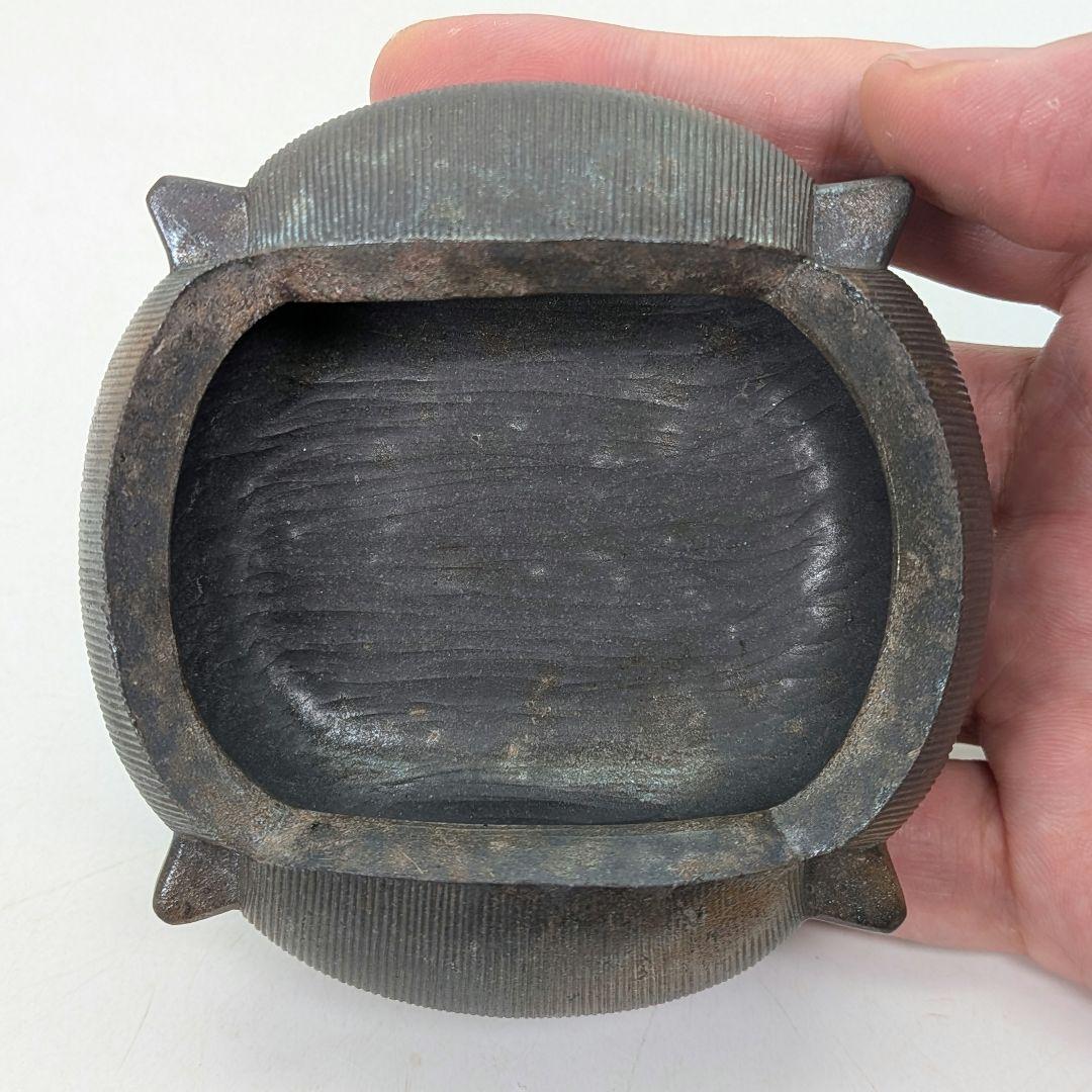 西村春湖 青備前糸巻獅子香炉 共箱合布 備前焼 抹茶道具 香道具 跳ね