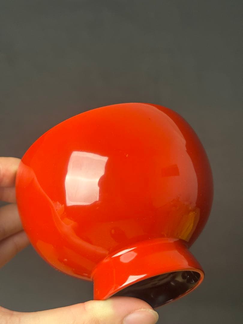 輪島塗 絵付 まり椀 5客 本堅地 中島松朗 九香 作 布