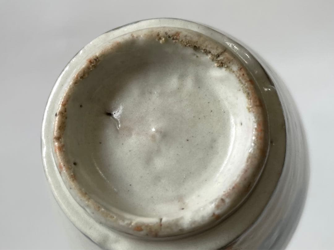 骨董　アンティーク　古伊万里　こんにゃく印判　菊文様　蕎麦猪口　酒器　盃　初期