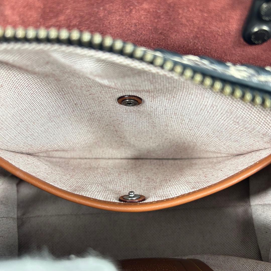 バッグ Rare Coach Rogue 25 Python Leather Bag