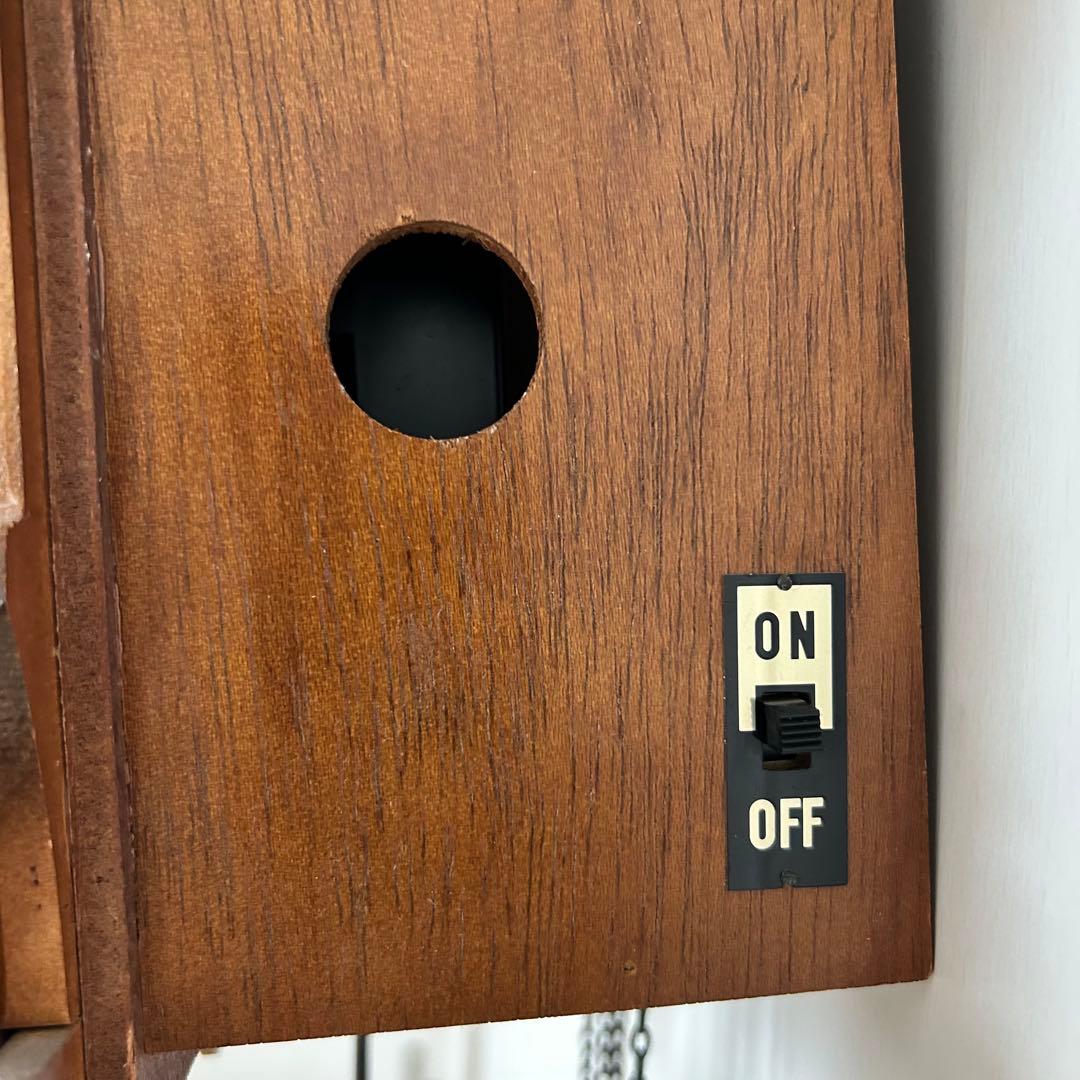 シチズン　リズム時計　鳩時計　4MJ224-B アンティーク　レトロ