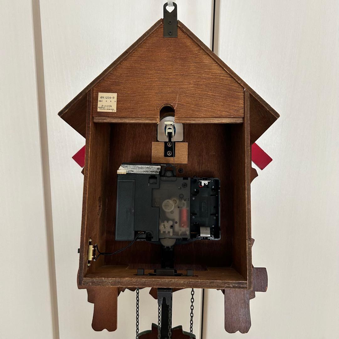 シチズン　リズム時計　鳩時計　4MJ224-B アンティーク　レトロ