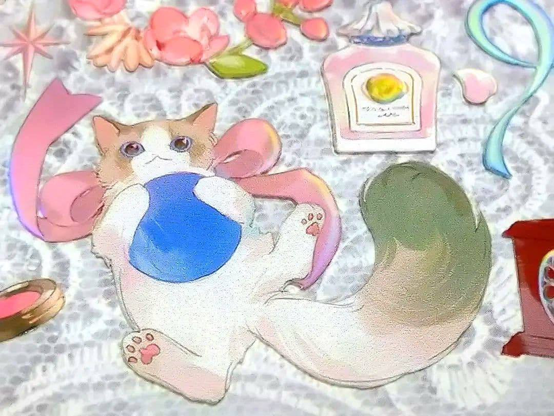 のこり2✩J518＃星月幻想指南(虹光)切り売り海外人物マステ女の子