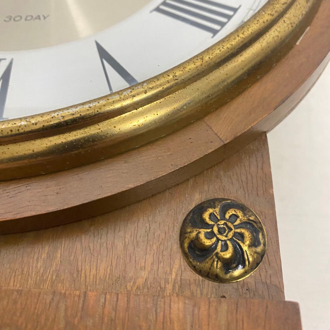 SEIKO 昭和レトロ　ゼンマイ時計　丸尾長型　30日巻　アンティーク